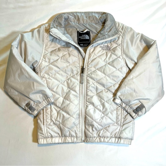 The North Face Other - The North Face Quilted Grey Jacket Girls Size XS